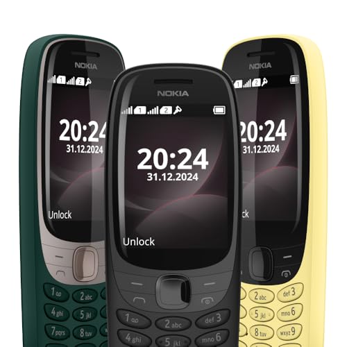 Image of Nokia 6310 Dual SIM Keypad Phone with a 2.8 inch Screen, Wireless FM Radio and Rear Camera with Flash | 1 Year Replacement Guarantee | Black