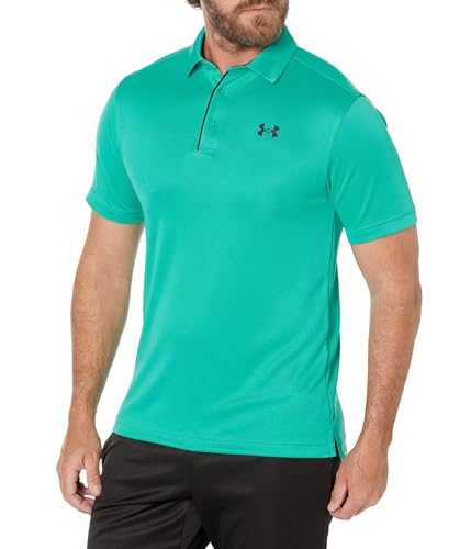 Image of Under Armour Men's Polyester Solid Tech Polo | T-Shirt | 1290140-001