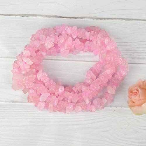 Image of Reiki Crystal Products Certified Natural Crystal Stone Chip Mala Necklace Collection for Men & Women, Reiki Energized Gemstone Jewellery for Meditation, Yoga, Spiritual Styling & Everyday Wear, Multiple Stone Variants