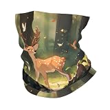 BLWSLC Bambi Printed sports face mask multifunctional sports headband suitable for sports in cold weather