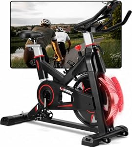 Wenoker Exercise Bike - Indoor Spinning Bike with Whisper Quiet