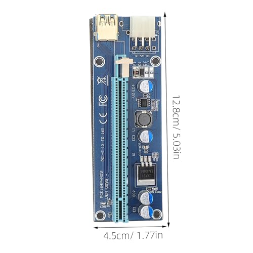 Adaptador PCIe Riser para evitar caídas de tensión en gráficas 2