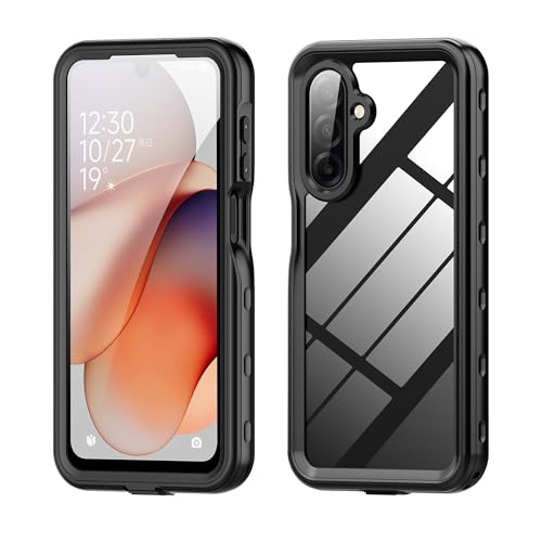 Lunivop Compatible with Samsung Galaxy A17 5G Case 6.7'' 2025 Waterproof Dustproof【IP68 Underwater】 Diving Swim Clear Built-in Screen Protection Lanyard 【Military Grade Full Body】 Phone Cases