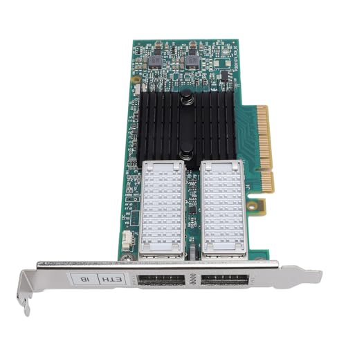 Zunate Tarjeta de Red PCI de Alta Velocidad 40Gb, Adaptador Ethernet QSFP para Servidor, Soporta Protocolos NVGRE miniatura 3