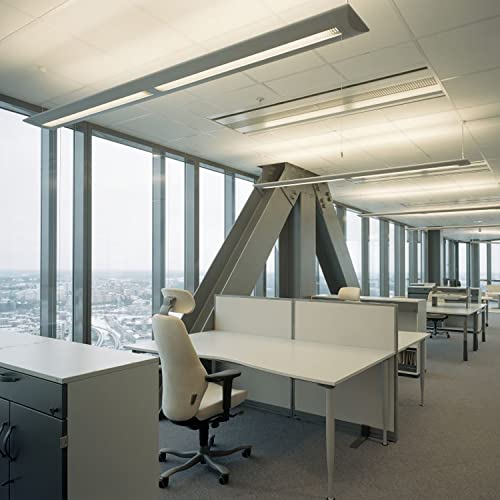 image for Luxrite F32T8/835 32W 48 Inch T8 Fluorescent Tube Light Bulb, 3500K Na