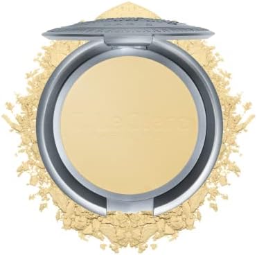 T. Leclerc Compact Pressed Powder - Super-Blendable Face Makeup Longwear Portable Matte Finish for Radiant Natural Medium to Full Coverage Airbrushing Mineral Based For Pores & Imperfections (Banane)