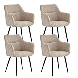 [Confort Exceptionnel] Conçue avec une assise ergonomique et des accoudoirs pour un confort optimal, parfaite pour des repas ou des moments de détente prolongés