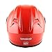 1Storm New Motorcycle Bike Full Face Helmet JH901 Glossy Red + One Extra Clear Shield
