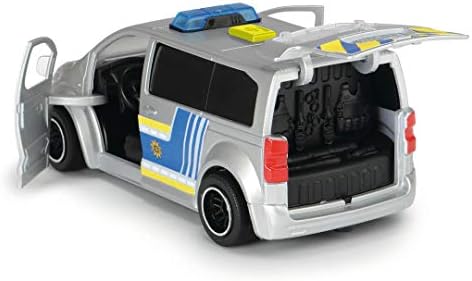 Dickie Toys 203713010 Citroen Space Tourer, samochód policyjny, radarfalle, kontrola radarowa, zabawka policyjna, 1:32, srebrny/niebieski