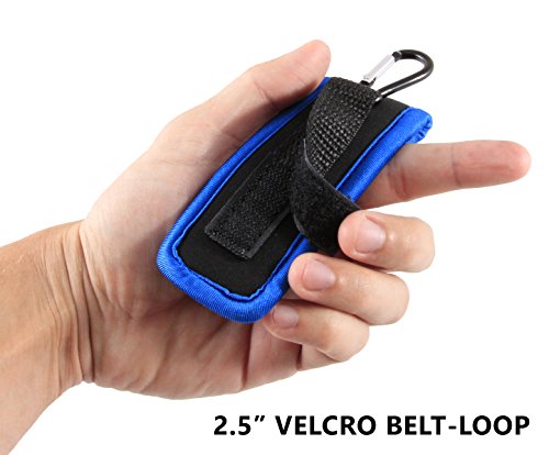 CASEMATIX Harmonica Case Compatible with Hohner Harmonica, Lee Oskar, Marine Band andMore in Neoprene Material - Includes Pouch Holder with Belt Loop Only - Thumbnail 4