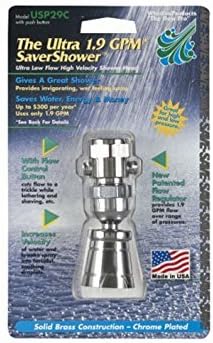 Whedon Showerhead 1/2 " Female Connection Chrome Plated, Solid Brass 1-1/4 " Dia