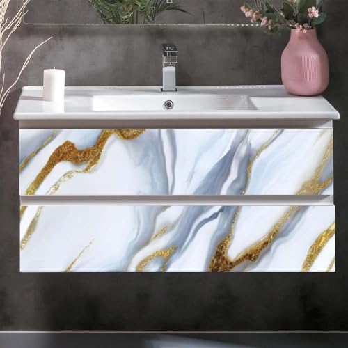 Image of Self-Adhesive Wallpaper & Wall Stickers, Golden Gray