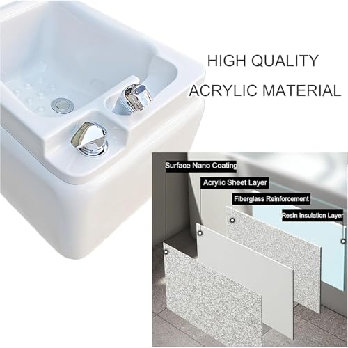 Spa para Pies Acrílico Cuadrado con Masaje y Acupresión miniatura 3