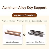 CUEL Kalimba Thumb Piano Finger Instrument 17 Keys Made in Korea Patented No Tuning Premium K-kalimba Musical Gift for Beginners Adults Kids — image 4