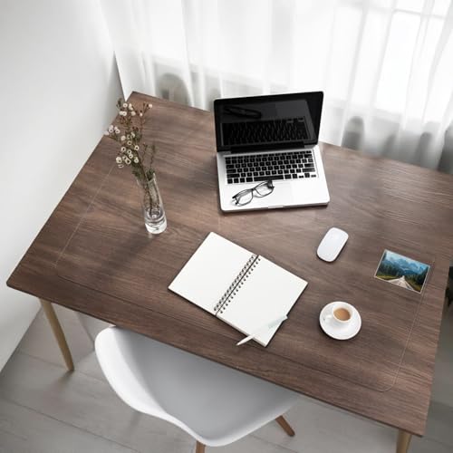 BLESWIN Clear Desk Mat, Transparent Writing Desk Mat, Durable Waterproof Multi-Functional Table Protector with Non-Slip Adhesive, 23.62 x 47.24 Inches, Suitable for Home and Office by BLESWIN - Image 2