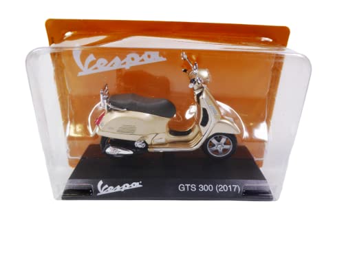 OPO 10 - Sammler-Miniaturroller 1/18 kompatibel mit Piaggio Vespa GTS 300 Gold - 2017 - Ves1005