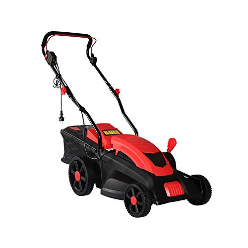 QJJML Small Mower Electric, Brushless Motor, Low Vibration, Low Noise And Durability,1600W-50Mpowercord