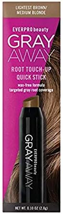 EVERPRO Gray Away Root Touchup Quik Stk Lightest Brown/Medium Blonde 0.10oz