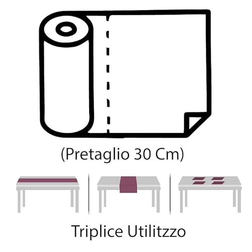 Virsus 1 Rotolo Runner da Tavola in Tessuto Non