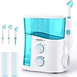 iTHEARU Nasendusche Elektrisch, 1000mL Großes Fassungsvermögen Nasenreiniger Kit für Linderung von Verstopfte Nase Sinupret Nase & Nasenspülung mit 4 Düsen und 40 Salzpäckchen