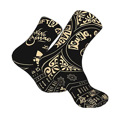 Emerze Nina Simone Casual Socks 3D Print Running Performance Crew Socks For Men/Women #TOP2