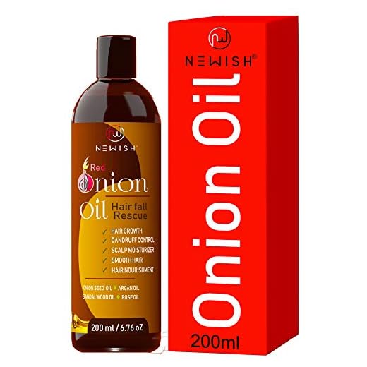 Newish® Red Onion Hair Oil for Hair Growth for Women & Men, 200ml
