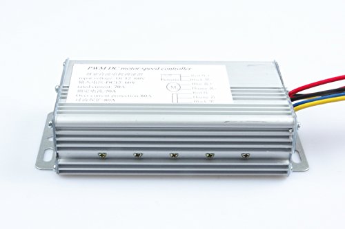 Knacro Dc Pwm Motor Speed Controller Dc 10-60V Industrial Grade High-Power 70A (80A Max) 12V 24V 36V 48V 60V (10V-60V) Brush Motor Controller Maximum Power 4200W #TOP5