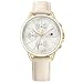 Produktbild Tommy Hilfiger Multi Zifferblatt Quarz Uhr für Damen mit Beiges Lederarmband - 1781790