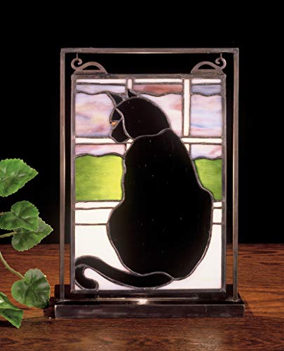 Meyda Tiffany 56834 Meyda Tiffany 56834 Black Cat Stained Glass/Tiffany Specialty Lamp from The Lighted Tabletop Mini Windows Collection Meyda Tiffany 56834 Meyda Tiffany 56834 Black Cat Stained Glass/Tiffany Specialty Lamp from The Lighted Tabletop Mini Windows Collection
