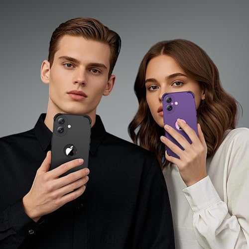 ORETECH 3 in 1 for iPhone 16 Case with 2 x 9H Screen Protector,Purple by ORETECH - Used condition - Image 7