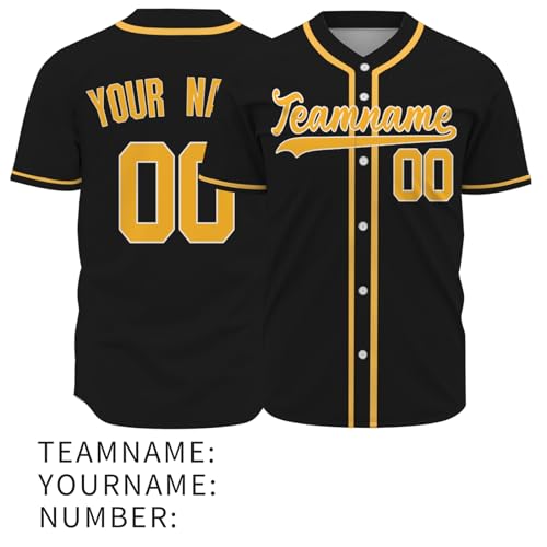 Custom Baseball Jersey, Personalized Baseball Button Down Shirt, Custom Sports Jersey, Jersey Men for Men Women Boy miniatura 6