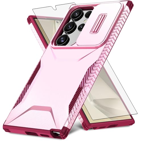 Coque Samsung S24 Ultra 5G Asuwish fine et robuste avec protège-écran verre et cache caméra