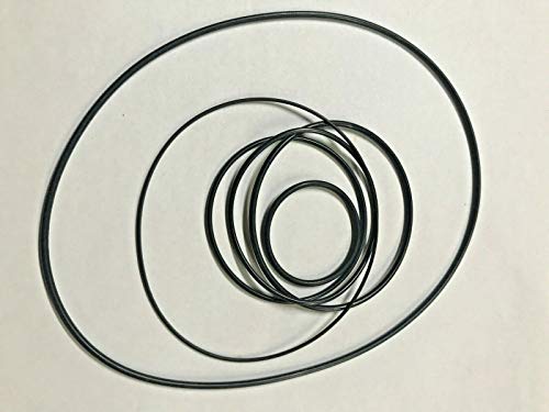 New 6 Replacement Belt Set for Sony TC-165 Cassette Tape Deck