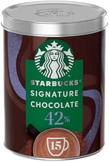 Starbucks Signature Chocolate Hot Chocolate 42 Percent Cocoa Powder, Brown, 330 g