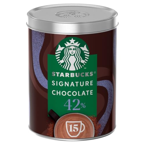 Starbucks Signature Chocolate Hot Chocolate 42 Percent Cocoa Powder, Brown, 330 g