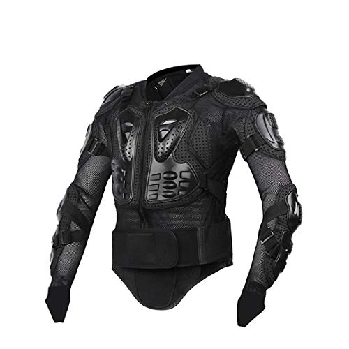 Engranaje de la motocicleta armadura de moto negra 4XL para pilotos de carreras 2