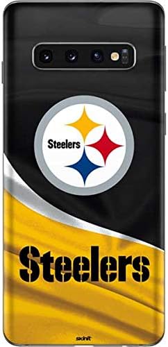 Skinit Decal Phone Skin Compatible with Samsung Galaxy S10 - Officially Licensed NFL Pittsburgh Steelers Design