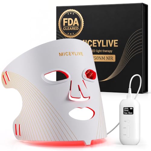 Red Light Therapy for Face, FDA-Cleared Blue Light for Acne | NIR...