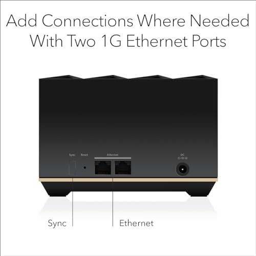 Image of NETGEAR Nighthawk Tri-Band Whole Home Mesh WiFi 6E Add-on Satellite (MS90) - Works with Your Nighthawk MK93S System - Adds Up to 2,500 sq. ft. Coverage - AXE5700 (Up to 5.7Gbps)