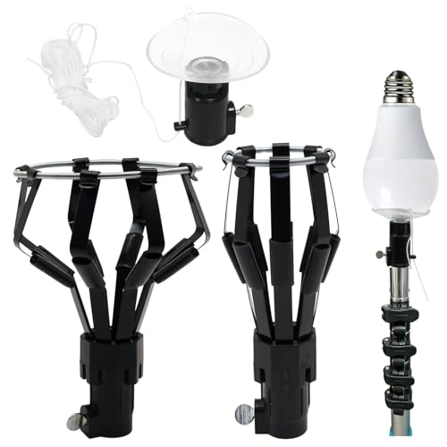 Hokoad 3 Pcs Light Bulb Changer for High Ceilings Light Bulb Remover Tool