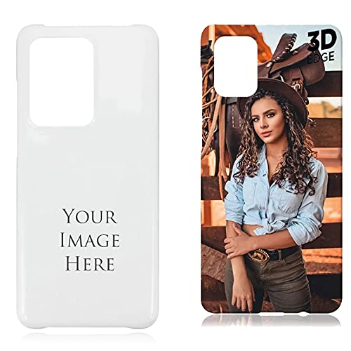 10 Pack 3D Sublimation Vacuum Heat Press Personalized Phone Case Blank Compatible with Samsung Galaxy S20 Ultra 5G A Lot Blanks Printing Custom Picture Case Matt