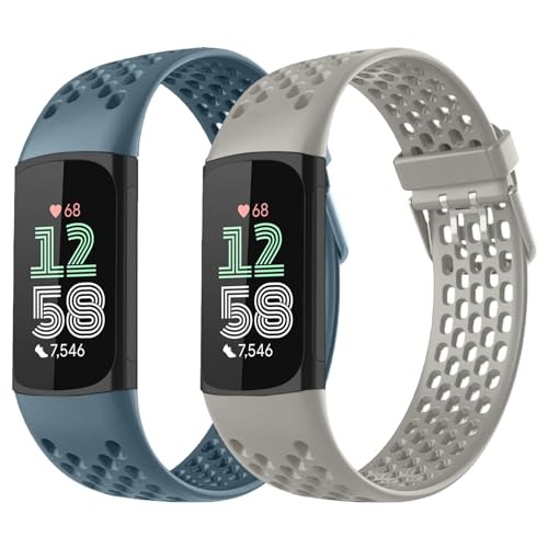 [RoSoki] oh Fitbit Charge 6 / Fitbit Charge 5 Ή VR Xgbv [v X|[coh vxg _炩 h ϊ ϋv ߉\ y E ʋC xg poh Fitb