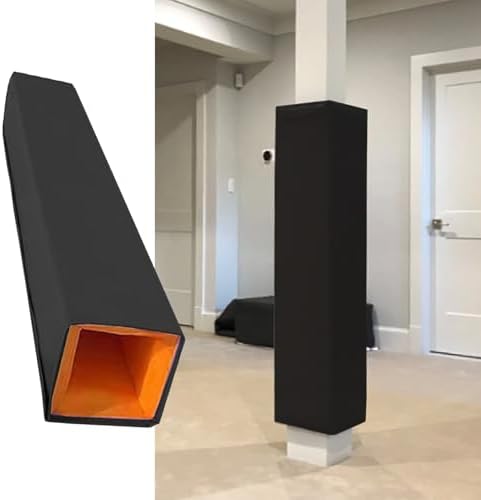 Weatherproof Basketball Pole Padding - 4ft Protective Cover for 4-8" Square Poles - Safe Wrap-Around Padding for Outdoor Playgrounds & Indoor Use - Enhance Safety & Durability