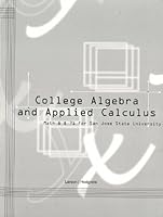 COLLEGE ALGEBRA+APPLIED CALC. >CUSTOM< 1285550323 Book Cover