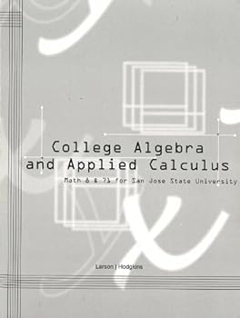 Paperback COLLEGE ALGEBRA+APPLIED CALC. >CUSTOM< Book