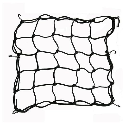 Rete Elastica Moto 40x40cm Nero