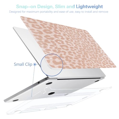 Leopard Case for MacBook Air 13 inch 2026-2022 M5 M4 M3 M2 Logo Cutout — view 4