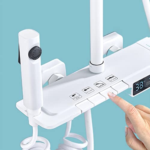 Ensemble de robinet de douche thermostatique anti-brûlure à écran digital - 2