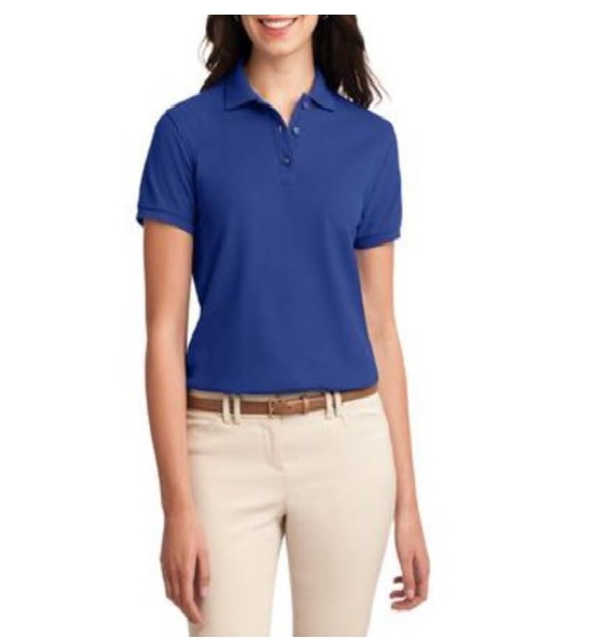 Dennis Lingo Women's Cotton T-Shirt, Royal Blue, Trendy Design in blue