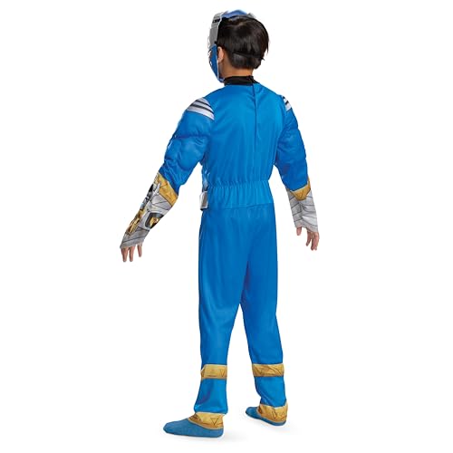 Disfraz Blue Ranger para niños talla 4-6 miniatura 2